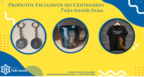 Produtos da Loja do Padre Haroldo