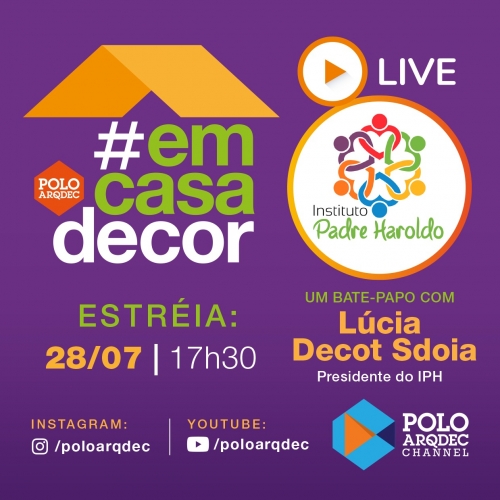 Lúcia Sdoia participa de Live  do Polo Arqdec